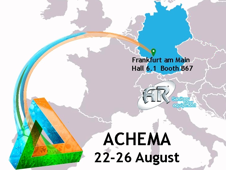 ACHEMA 2022 | Pad 6.1 Stand B67 | Francoforte 22-26 Agosto 2022